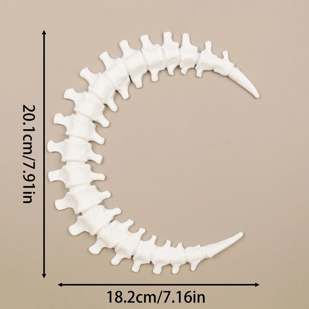 Gothic Moon Spinal-shaped Witchy Wall Decoration for Halloween-MoonChildWorld