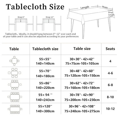 Gothic Raven Crow Halloween Tablecloth Witchy Table Decor-MoonChildWorld