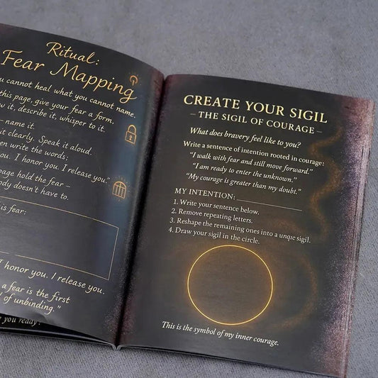 Gothic Shadow Work Journal Inner Alchemy Grimoire 51 Pages Grimoire Book of Shadows Journal Planner Diary Grimoire 44 Guided-MoonChildWorld