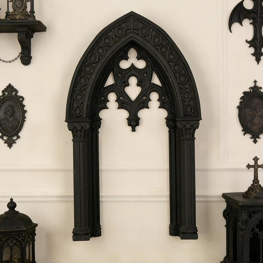 Gothic Style Double Column Arch Wall Decor Frame - Witch Home Wall Art Halloween Decor-MoonChildWorld