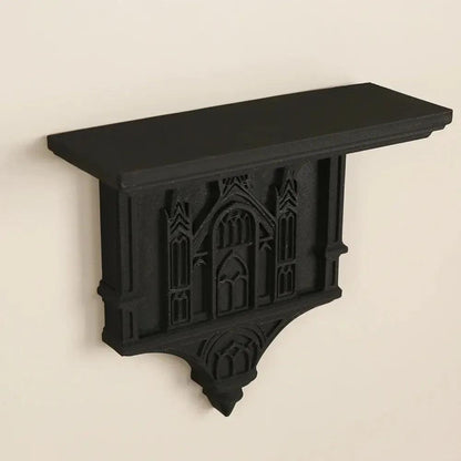 Gothic Style Wall Shelf For Retro-Style Home Wall Storage & Witchy Halloween Decoration-MoonChildWorld