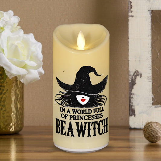 Gothic Witch Flameless LED Candle-MoonChildWorld