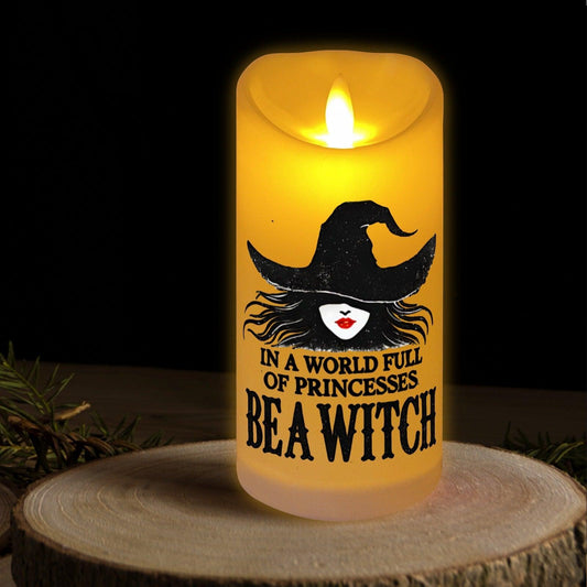 Gothic Witch Flameless LED Candle-MoonChildWorld
