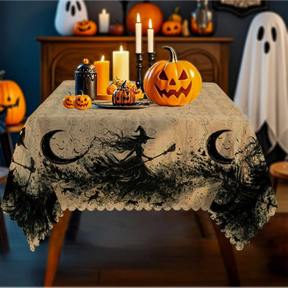 Happy Halloween tablecloth for seasonal party table decor