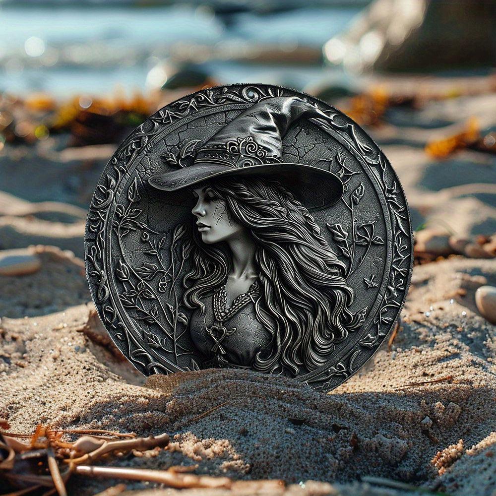 Gothic Witch Metal Sign Mystic Home Decor-MoonChildWorld