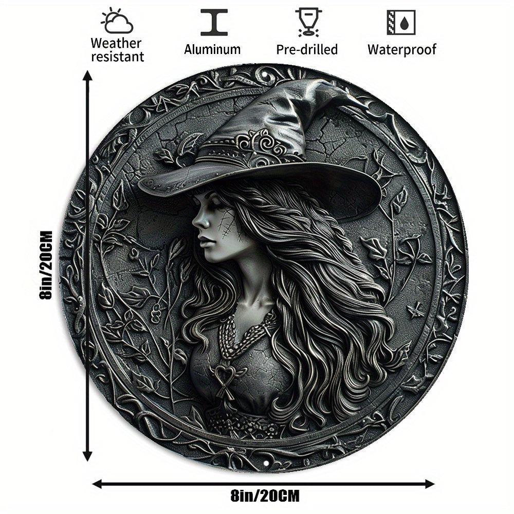 Gothic Witch Metal Sign Mystic Home Decor-MoonChildWorld