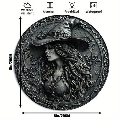 Gothic Witch Metal Sign Mystic Home Decor-MoonChildWorld