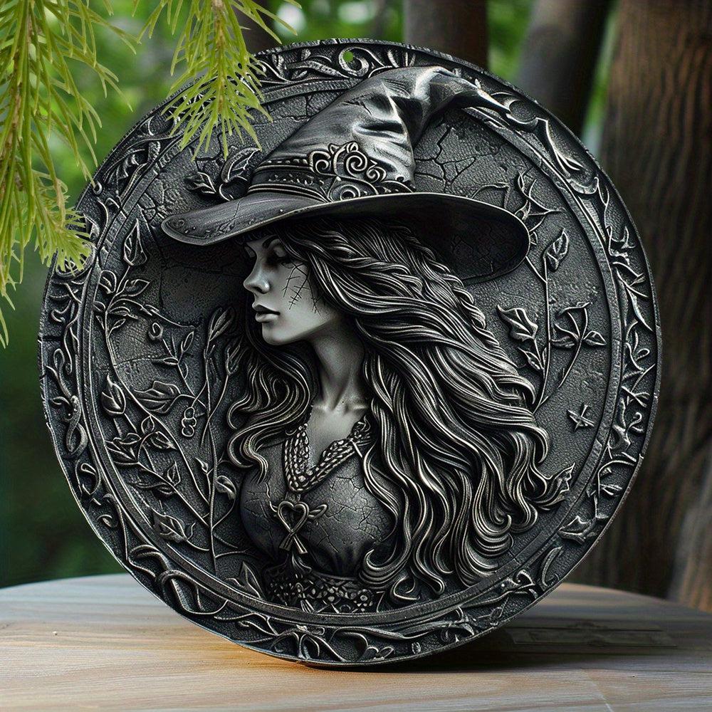 Gothic Witch Metal Sign Mystic Home Decor-MoonChildWorld