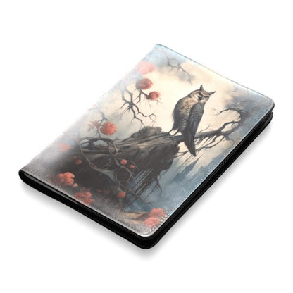 Gothic witch owl Leather Notebook A5-MoonChildWorld