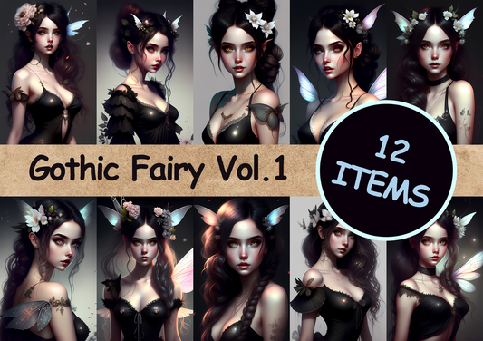 Gothic Fairy Vol.1 Digital Art