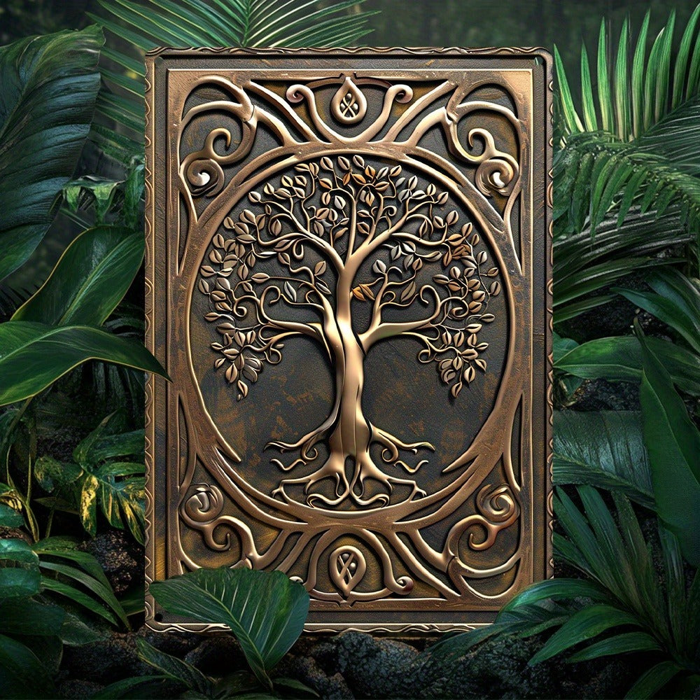 Tree Of Life Metal Sign Spiritual Tree Wall Art Tree of life Pagan Home Decor-MoonChildWorld
