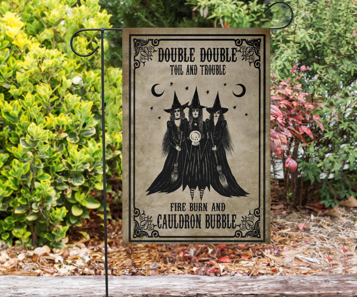 Halloween Coven Sisters Witch Flag-MoonChildWorld