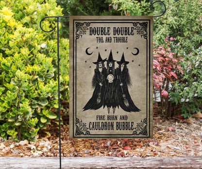 Halloween Coven Sisters Witch Flag-MoonChildWorld
