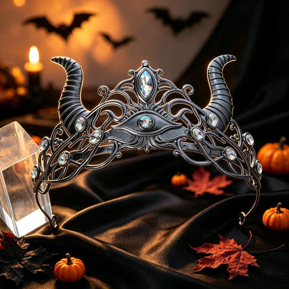 Demon horn tiara shown from above