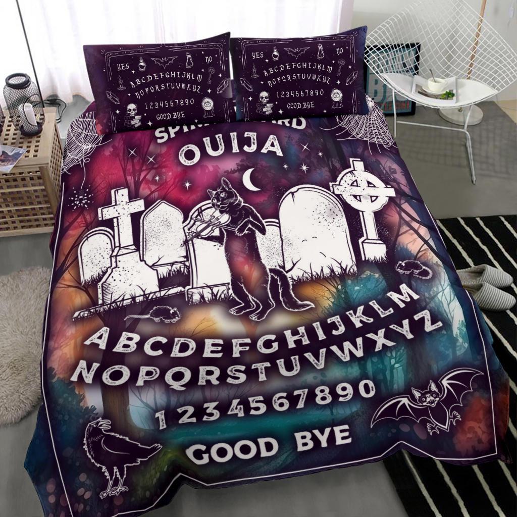 Halloween Gothic ouija board bedding set-MoonChildWorld