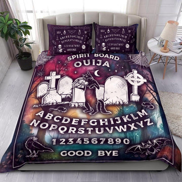 Halloween Gothic ouija board bedding set-MoonChildWorld