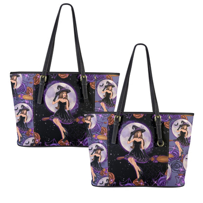 Halloween Mystic Witch Tote Bag-MoonChildWorld