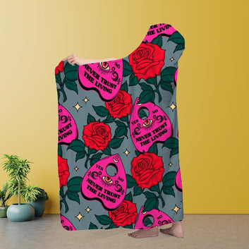 Halloween Ouija Hooded blanket