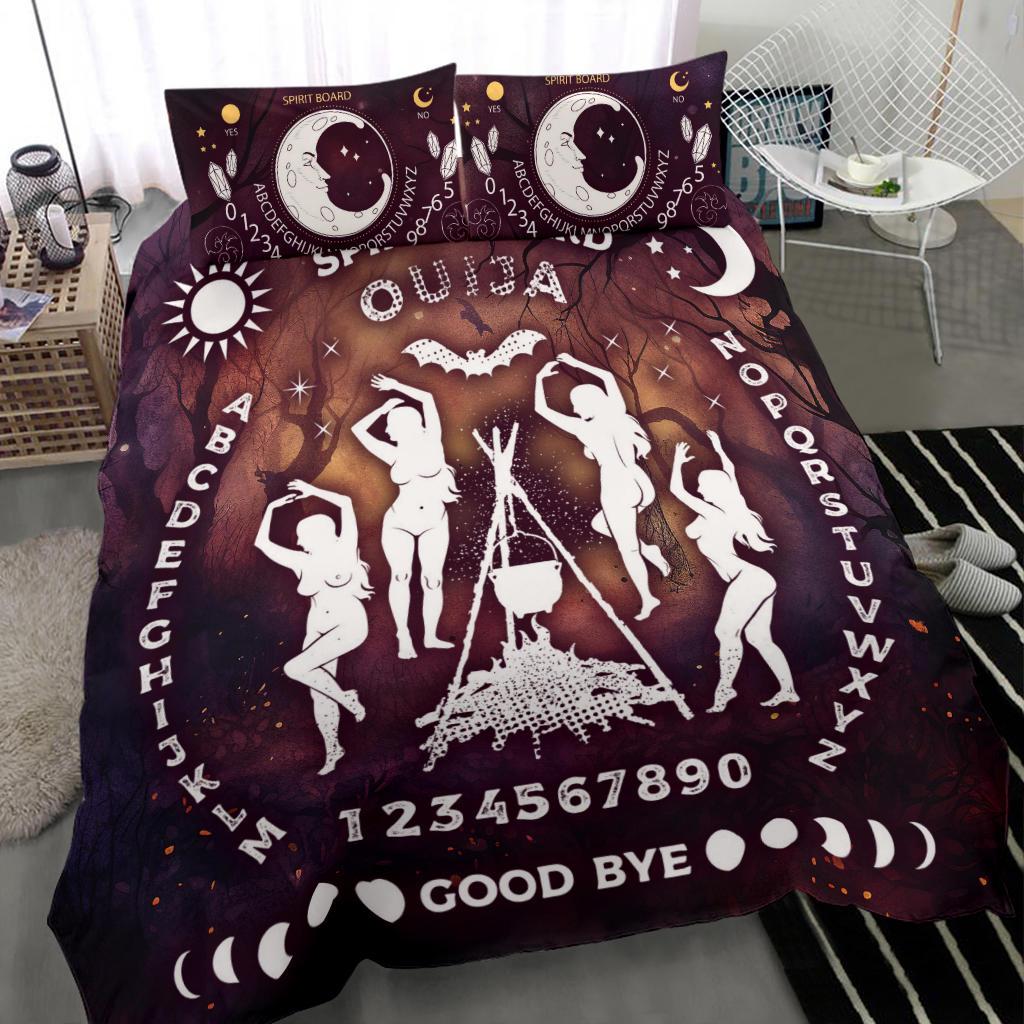 Halloween Ouija board witch Bedding Set-MoonChildWorld