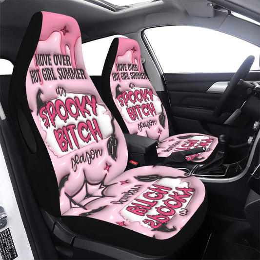 Halloween Spooky Bitch Witchy Car Seat Covers