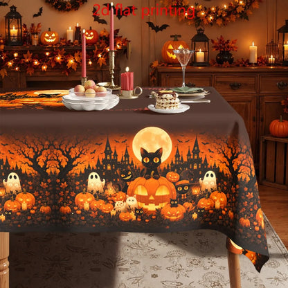 Halloween tablecloth for spooky seasonal table decor
