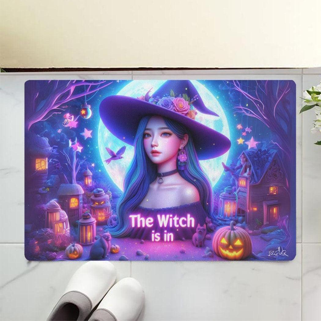 Halloween Witch Doormat Gothic Doormat for Spooky Season-MoonChildWorld