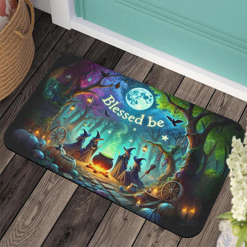 Halloween Witch Doormat for Spooky Season-MoonChildWorld
