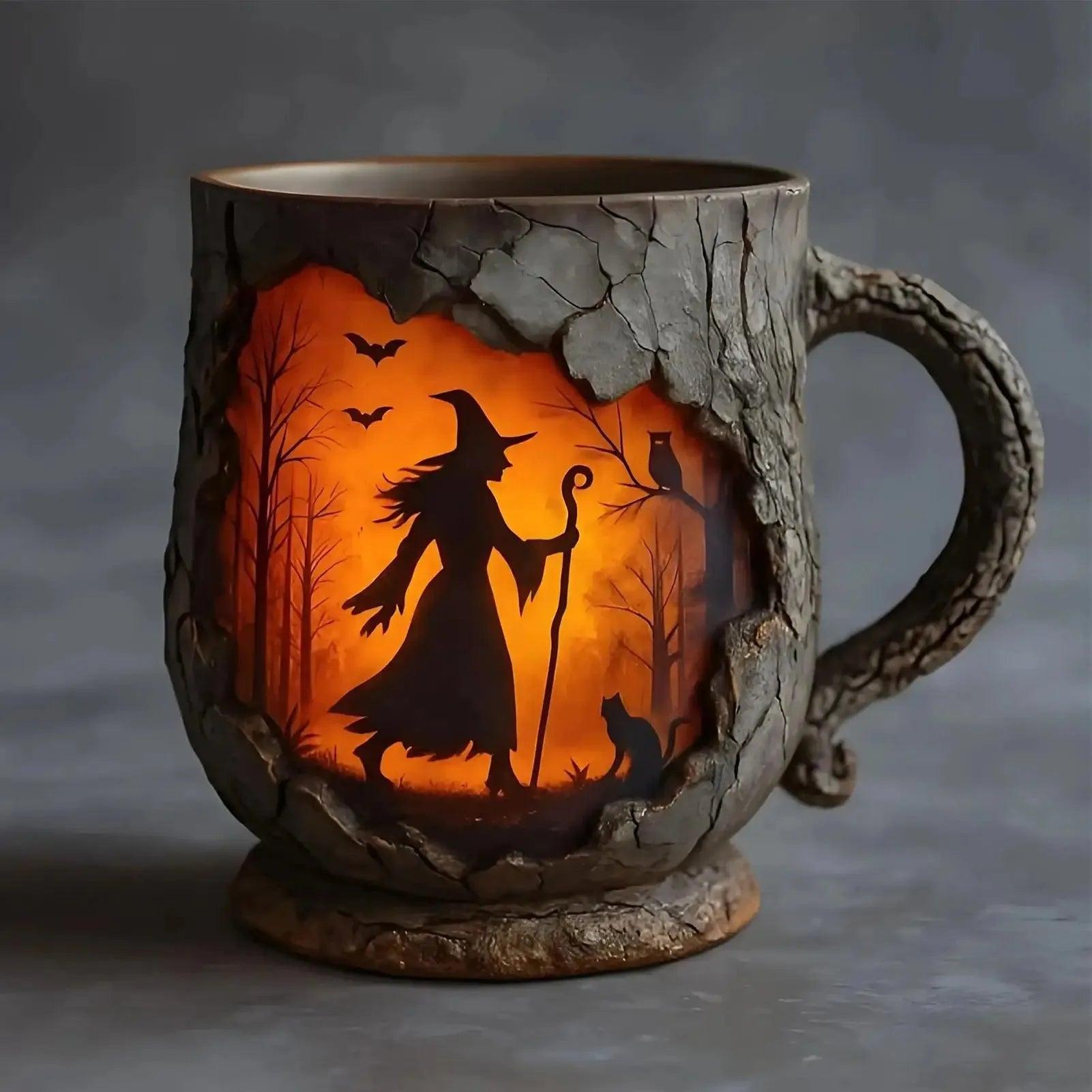 Halloween Witch Mug Gothic Coffee Mug-MoonChildWorld