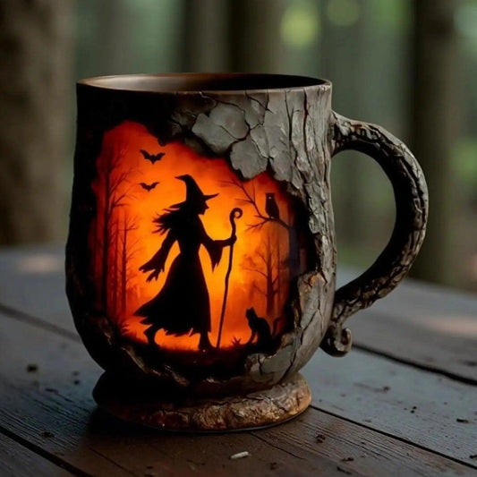 Halloween Witch Mug Gothic Coffee Mug-MoonChildWorld