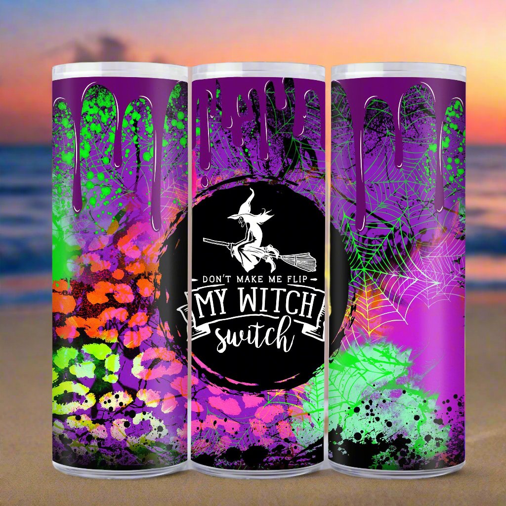 Halloween Witch Skinny Tumbler-MoonChildWorld