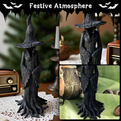 Halloween Witch Statue Gothic Witch Table Ornament-MoonChildWorld