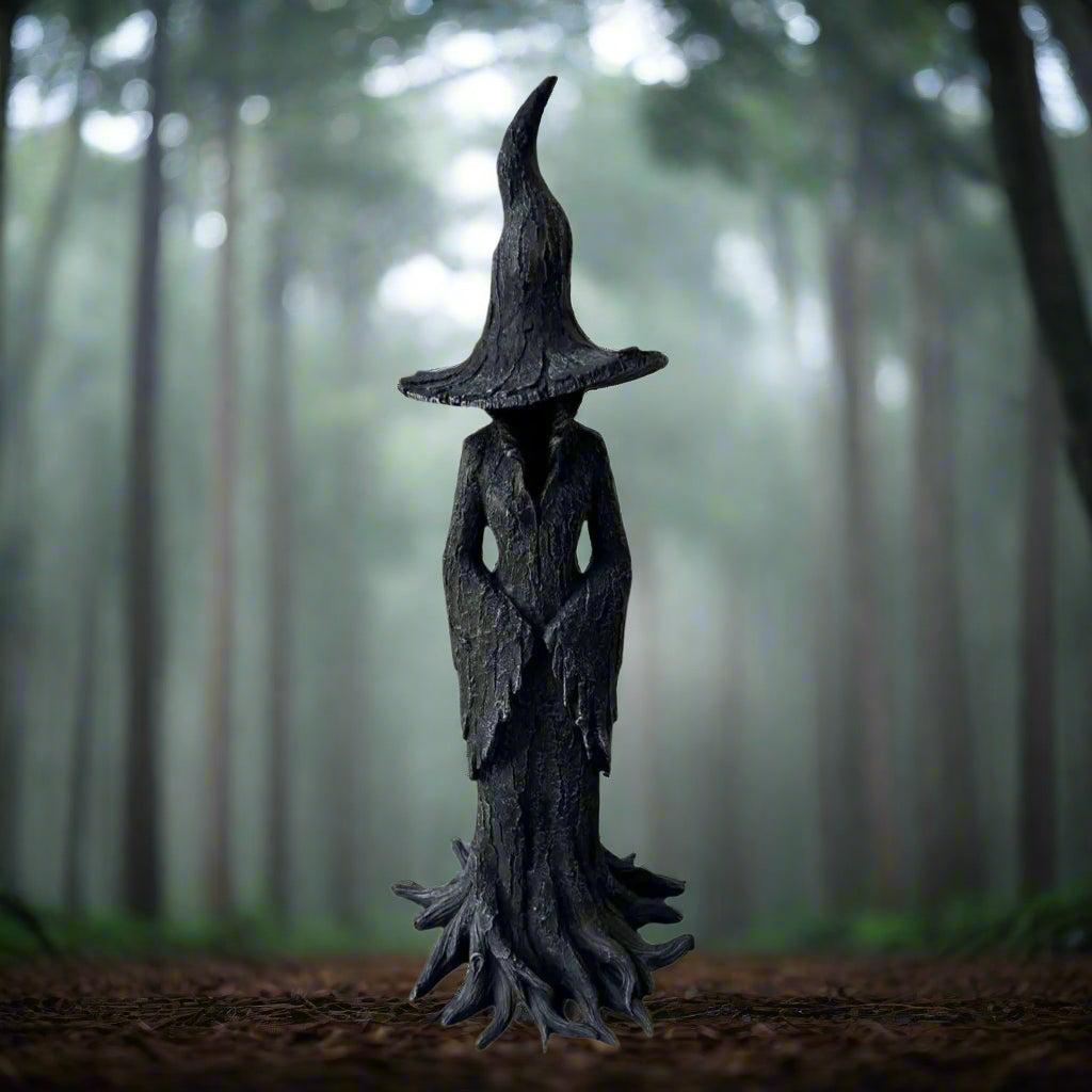 Halloween Witch Statue Gothic Witch Table Ornament-MoonChildWorld