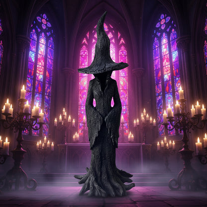 Halloween Witch Statue Gothic Witch Table Ornament-MoonChildWorld