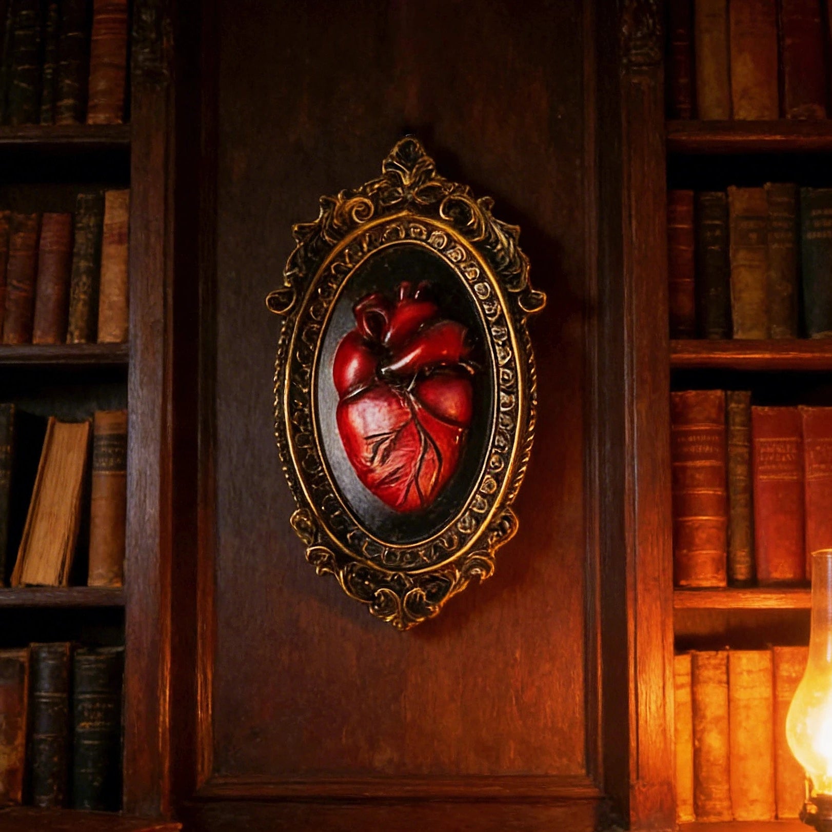 Heart Wall Sculpture – styled on wall