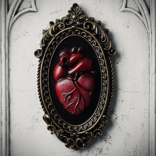 Heart Wall Sculpture – front view