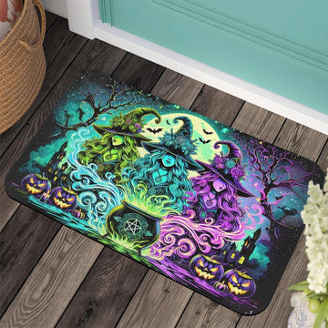 Hocus Pocus Witches Doormat for Halloween-MoonChildWorld