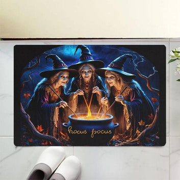 Hocus Pocus Witchy Doormat Gothic Witch Doormat for Halloween-MoonChildWorld
