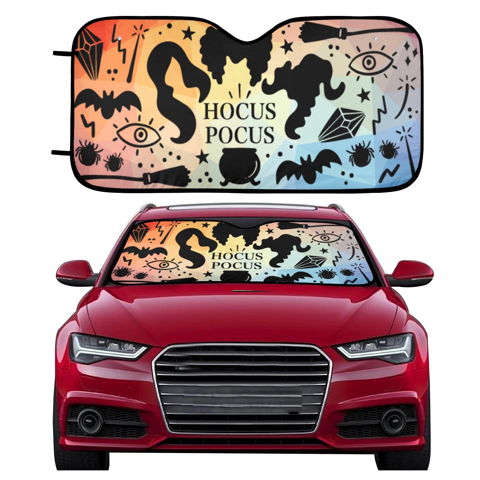 Hocus pocus Witch Car Sun Shade-MoonChildWorld