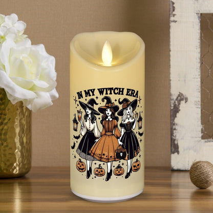 In My Witch Era Halloween Flameless LED Candle-MoonChildWorld