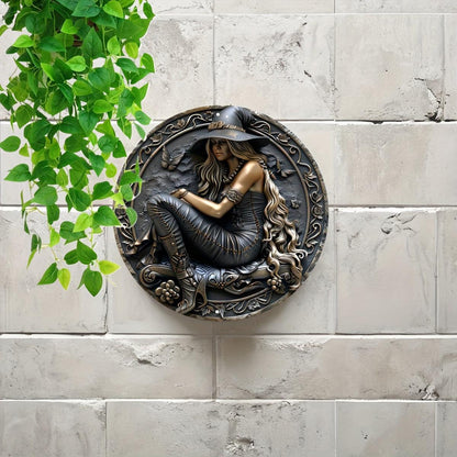 Dark Witch Metal Sign Mystic Witch Home Decor-MoonChildWorld