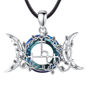 Lilith Moon Necklace Wicca Pagan Jewelry