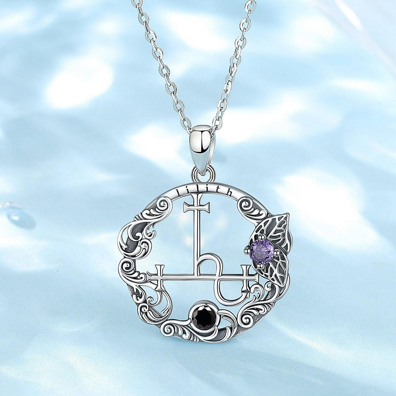 Lilith Sigil Witchcraft Necklace-MoonChildWorld