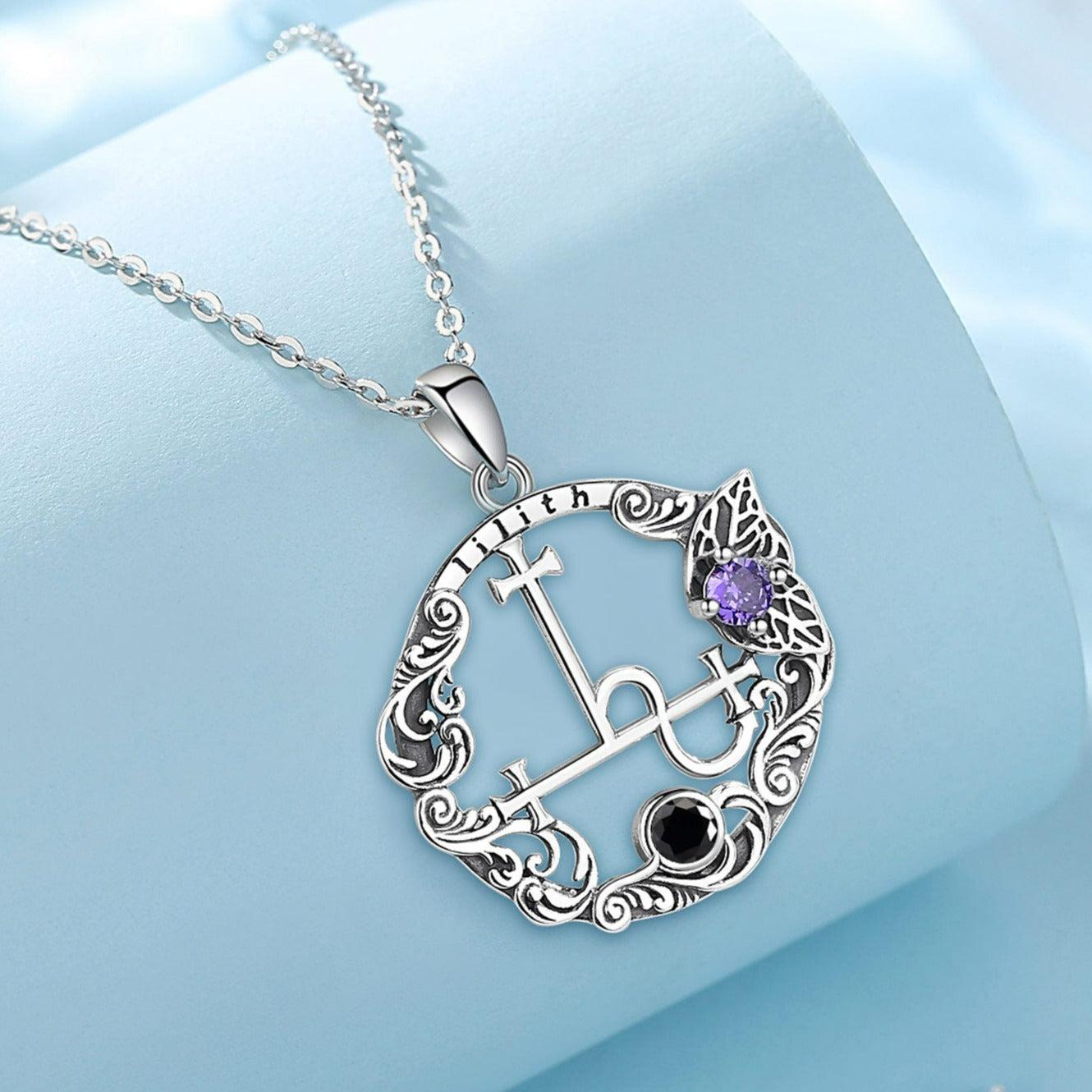 Lilith Sigil Witchcraft Necklace-MoonChildWorld