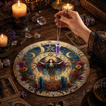 Lunar Altar Pendulum Board for Oracle & Energy Work-MoonChildWorld