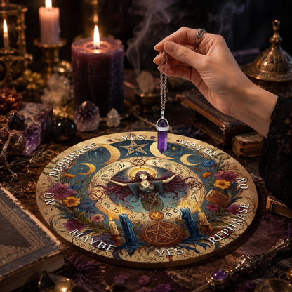 Lunar Altar Pendulum Board for Oracle & Energy Work-MoonChildWorld
