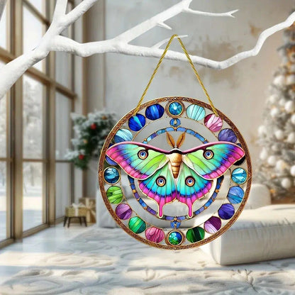 Lunar Moth Suncatcher Butterfly Suncatcher Witchy Insect Window Decor-MoonChildWorld