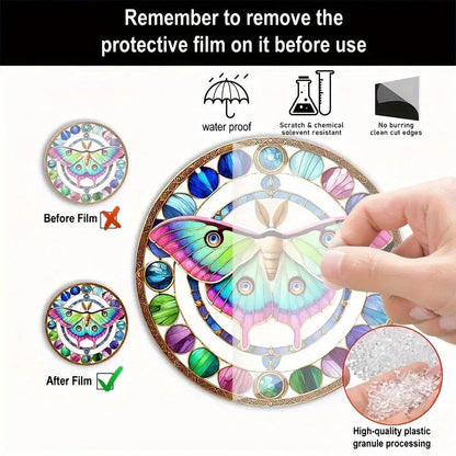 Lunar Moth Suncatcher Butterfly Suncatcher Witchy Insect Window Decor-MoonChildWorld