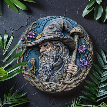 Magic Forest Wizard Metal Sign Witchy Decor-MoonChildWorld