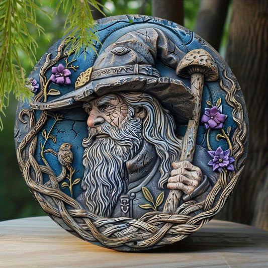Magic Forest Wizard Metal Sign Witchy Decor-MoonChildWorld