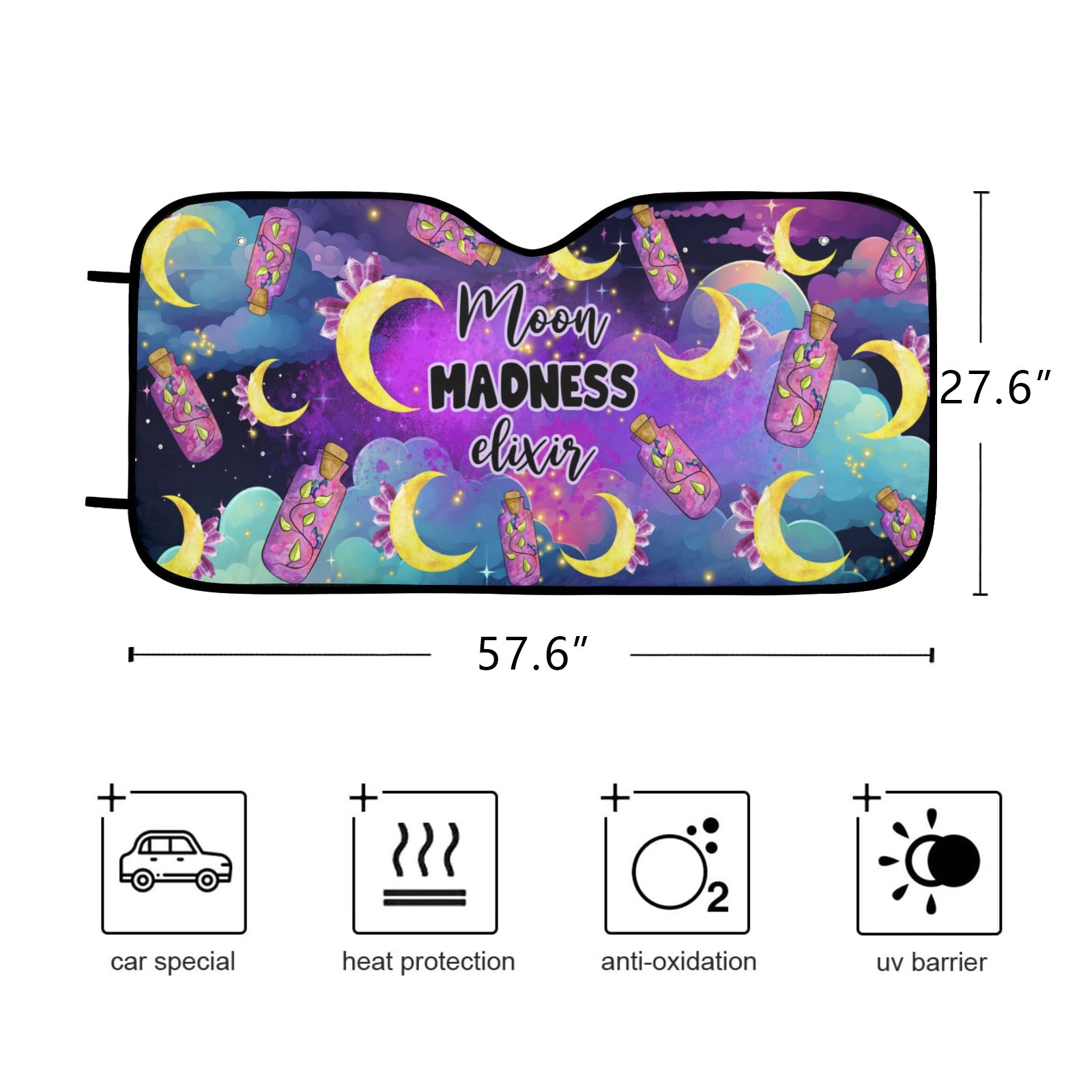 Magic Moon Car Sun Shade-MoonChildWorld